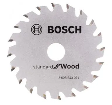 Диск пильный 85х15мм 20зуб. по дереву Standart for Wood Bosch (2608643071)