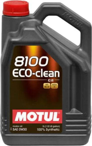 Масло моторное синтетическое 5л Motul 8100 Eco-clean 0W-30 (102889)