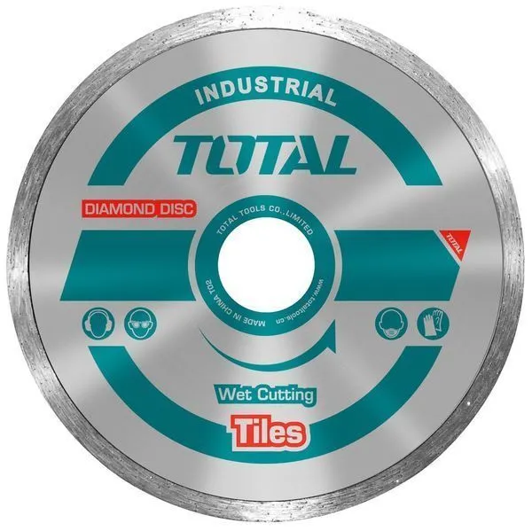 Алмазный диск для резки мокрой плитки 115х22.2мм Total TAC2121153