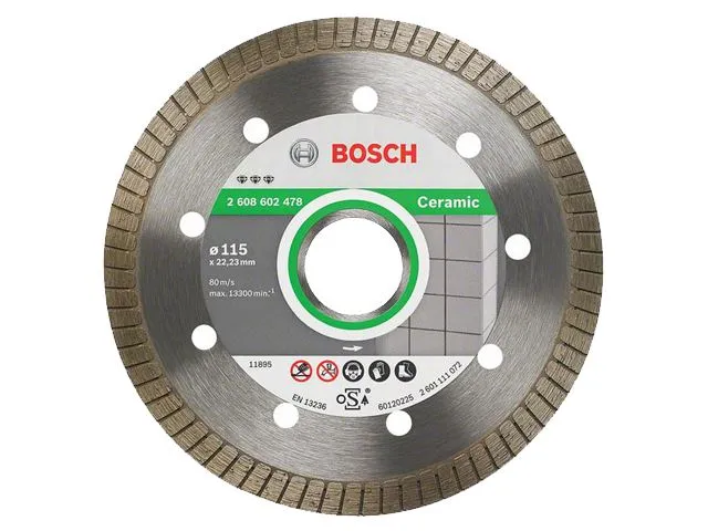 Алмазный круг Bosch 115х22,23мм керамика Best Turbo (2608602478)