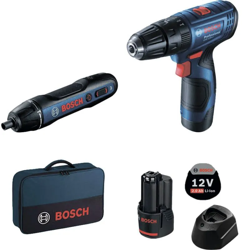 Bosch GSB 120-LI + GO 2 (06019G8124)