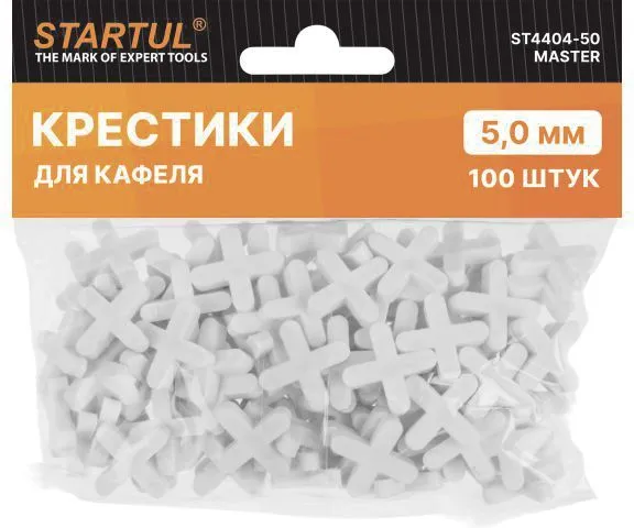 Крестики для кафеля 5.0мм 100шт Startul MASTER (ST4404-50)