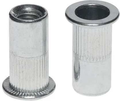Заклепка резьбовая М4 цилиндрический бортик белый цинк 50шт STARFIX (SMZ1-48526-50)