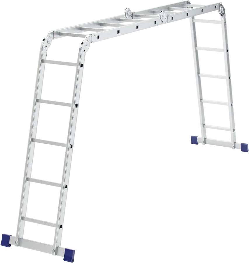 Лестница шарнирная алюминиевая 18 ступеней Сибртех (97884)