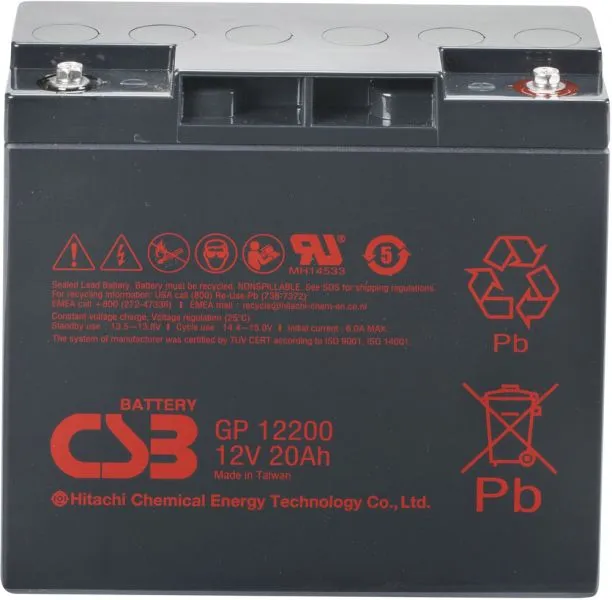Аккумуляторная батарея CSB 12V/20Ah (GP 12200)