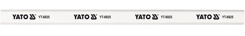Карандаш столярный белый 245мм (144шт) Yato YT-6925