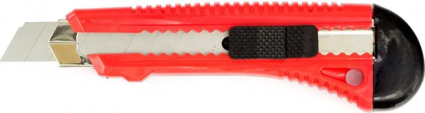 Нож с выдвижным лезвием 18мм металлическая направляющая Matrix (78918)