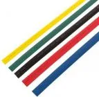 Термоусаживаемые трубки 12.0 / 6.0мм набор пять цветов упак. 50шт по 1м Rexant (29-0162)