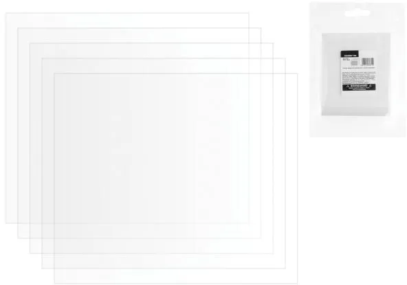 Стекло защитное внутреннее к щитку сварщика 105*91мм 5шт Solaris (WA-2494)