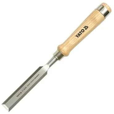 Стамеска 12мм деревянная ручка Yato YT-6243