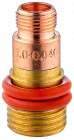 Держатель цанги для горелки короткий газ. линза 1.0мм (TS 17–18–26) Сварог (IGF0086-10)