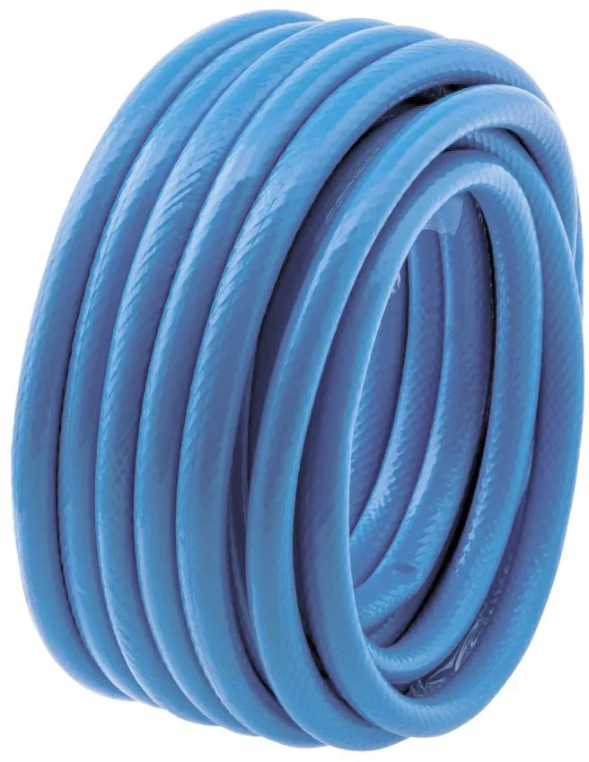 Шланг поливочный армированный 3-слойный синий ПВХ 1/2" 15м Сибртех (67516)