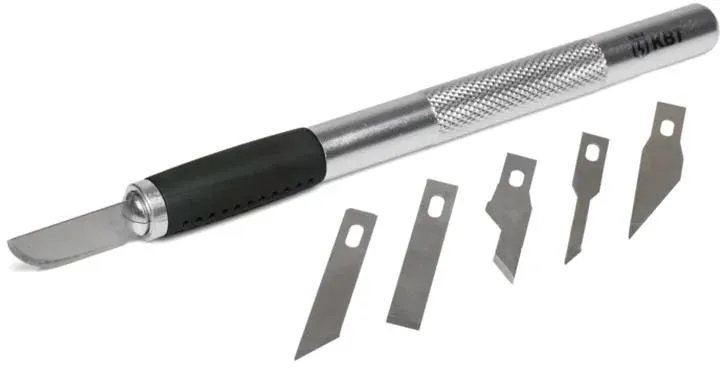 Нож моделиста с набором лезвий КВТ НСМ-21 (79900)