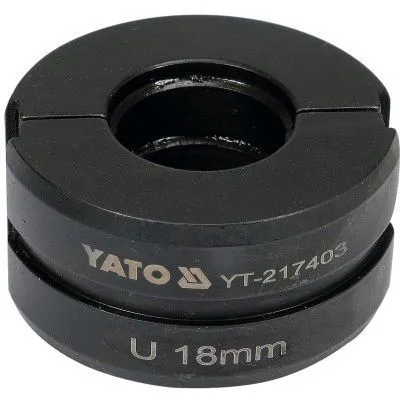 Обжимочная матричная головка тип  U 18 для пресс-клещей YT-21735 Yato YT-217403
