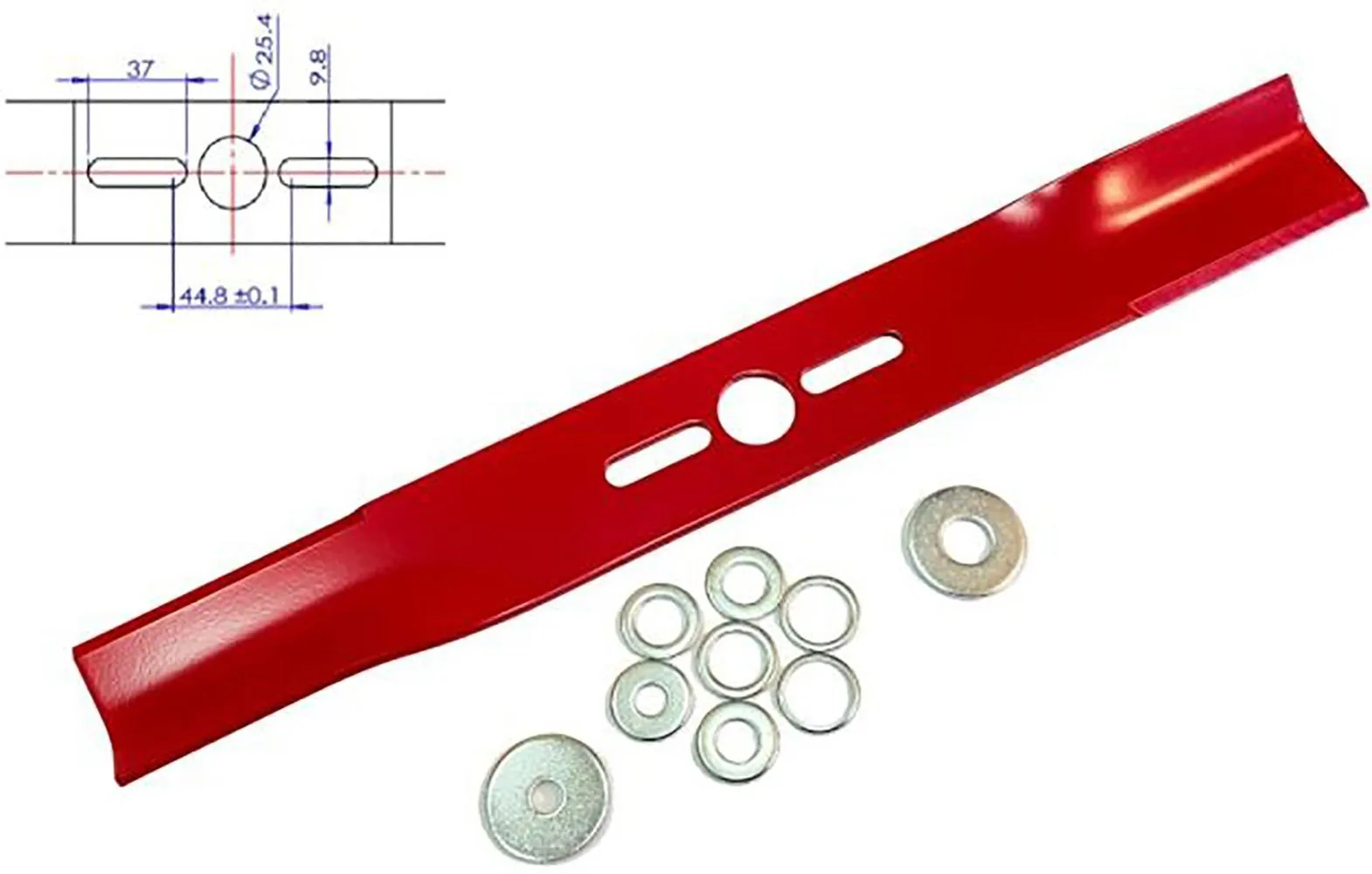 Нож для газонокосилки RIparts (UBS-21-530)