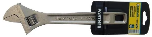 Ключ разводной Profi 8''-200мм (захват 0-25мм) Partner PA-649200