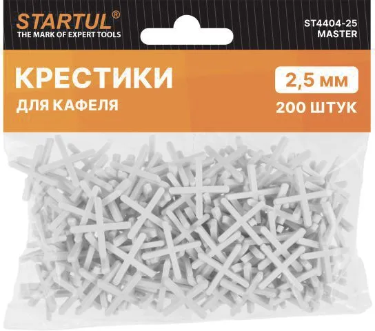 Крестики для кафеля 2.5мм 200шт Startul MASTER (ST4404-25)