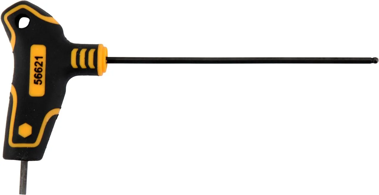 Ключ c T-образной ручкой с шариком HEX 2.5мм Vorel 56621