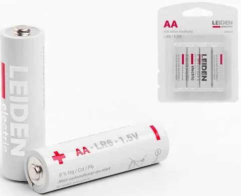 Батарейка alkaline AA LR6 1.5V 4шт Leiden Electric (808001)