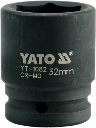Головка торцевая ударная 3/4" 6гр. 32мм L56мм CrMo Yato YT-1082
