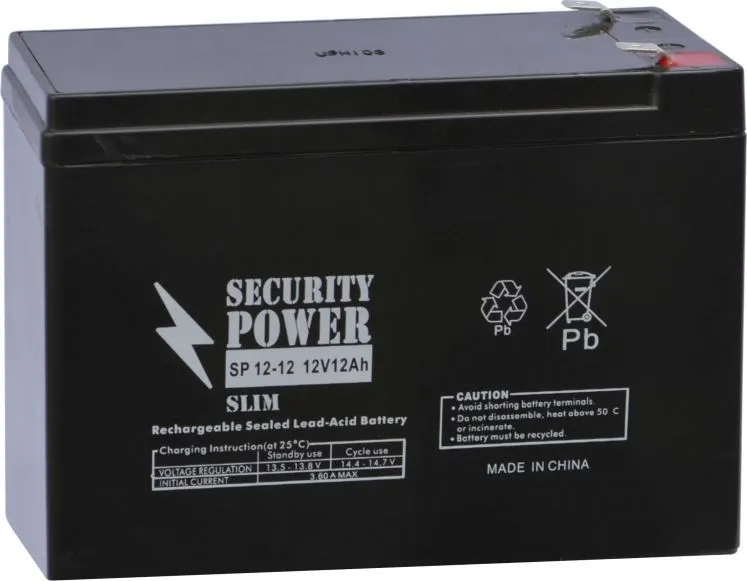 Аккумуляторная батарея Security Power F2 12V/12Ah (SP 12-12 Slim)