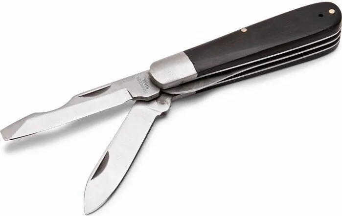 Нож монтерский складной с отверткой КВТ НМ-08