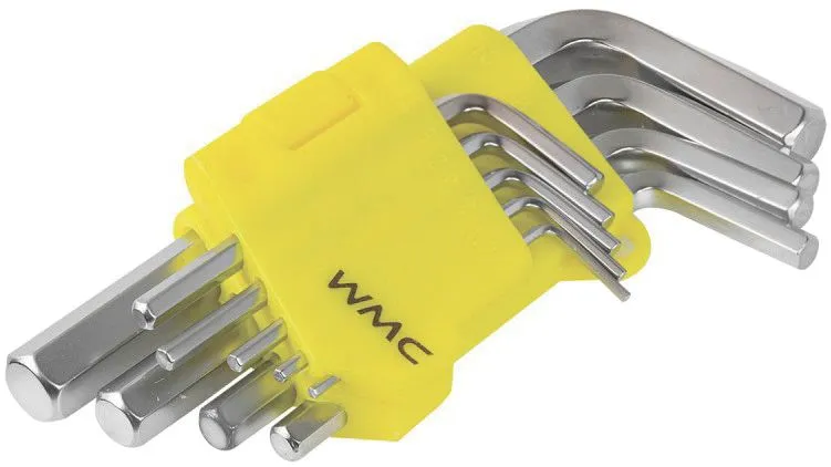 Набор ключей Г-образных 6-гранных 9пр. WMC TOOLS WMC-5093