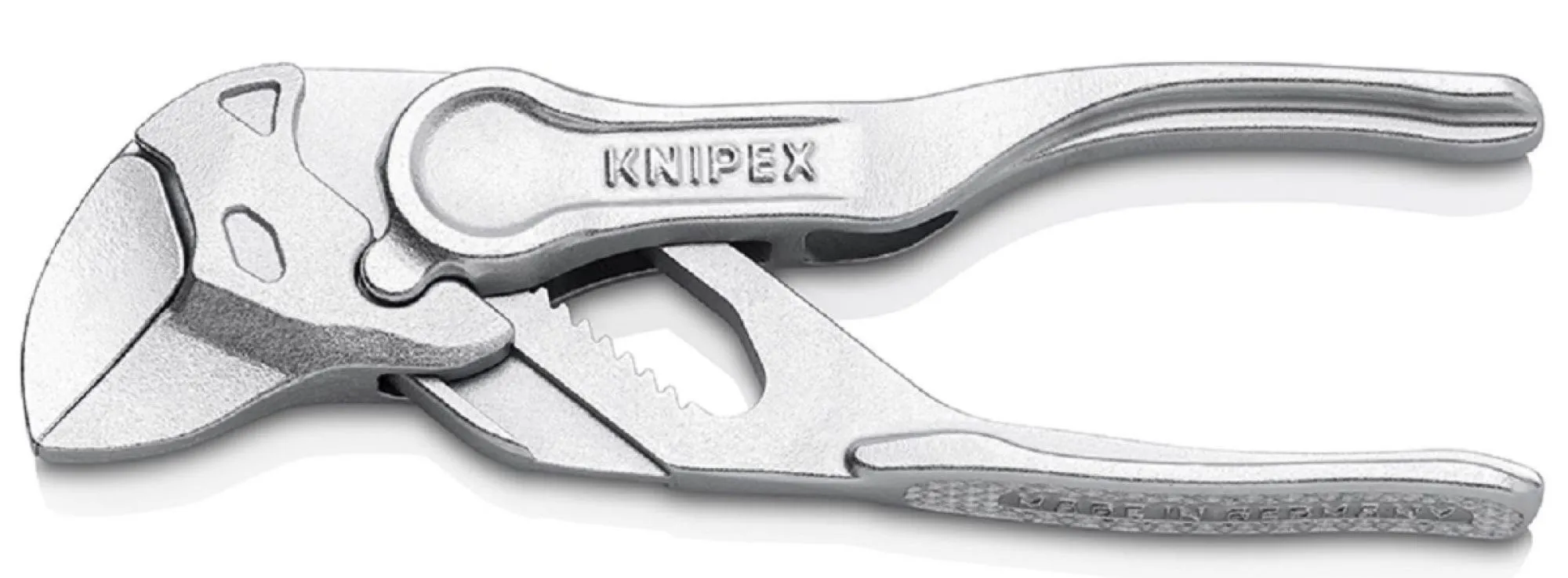 Клещи переставные-гаечный ключ XS 28мм (1") 100мм хромированные Knipex (8604100)
