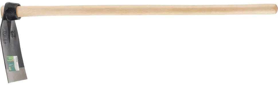 Кетмень 175х265х900мм цельнокованый деревянный лакированный черенок Сибртех (62368)