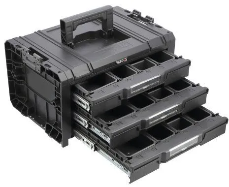 Ящик пластиковый для мобильной системы 450х320х240мм T3 S12 Yato YT-08974