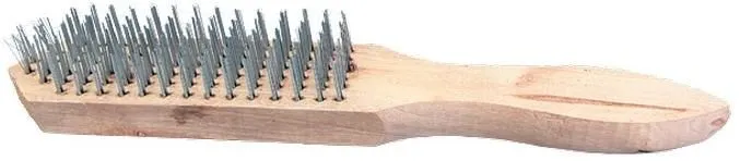 Щетка четырехрядная металлическая с деревянной ручкой Sparta (748225)