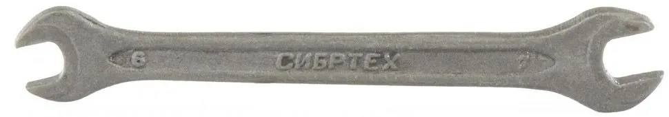 Ключ рожковый 6х7мм фосфатированный Сибртех (14320)