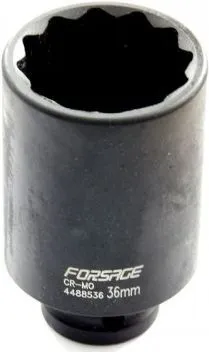 Головка ударная глубокая 1/2" 36мм 12гр Forsage F-4488536