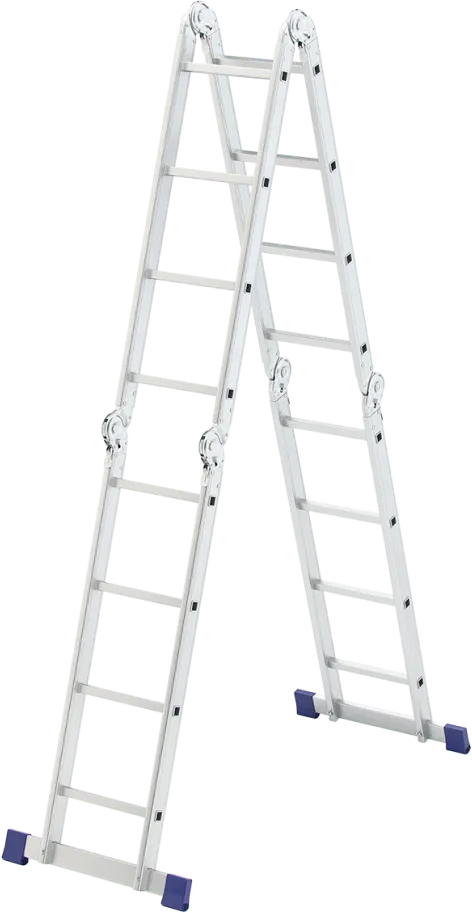 Лестница шарнирная алюминиевая 16 ступеней Сибртех (97882)