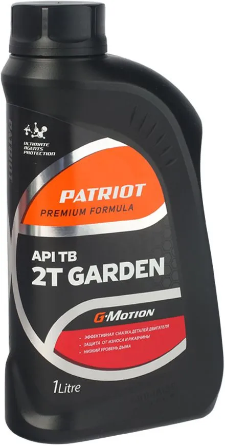Масло минеральное Patriot G-Motion 2Т GARDEN 1л