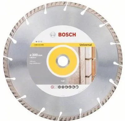 Алмазный круг 300х25.4мм по бетону сегмент Standard for Universal Bosch (2608615069)