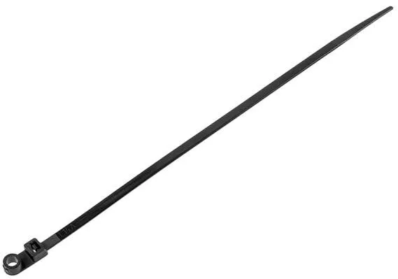 Хомут-стяжка с монтажным отверстием 7.6х300мм черный 100шт Starfix (SM-92621-100)