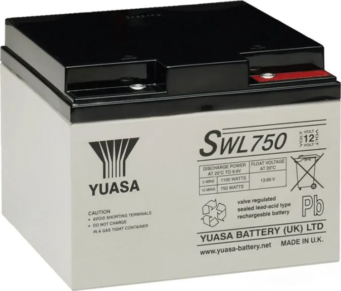 Аккумуляторная батарея YUASA SWL750-12 12V 26Ah