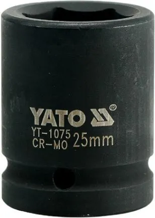 Головка торцевая ударная 3/4" 6гр. 25мм L50мм CrMo Yato YT-1075