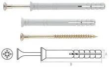 Дюбель-гвоздь 10х100мм полипропилен потай 10шт Starfix (SMP2-44954-10)