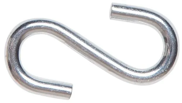 Крючок S-образный металлический 4мм 4шт Starfix (SMM1-33682-4)