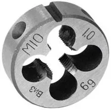 Плашка круглая для метрической резьбы М22х1 9ХС Волжский Инструмент 5201035