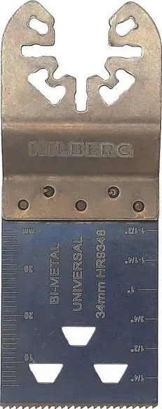 Полотно пильное погружное универсальное Bi-M 34х40х18TPI Hilberg HR9348
