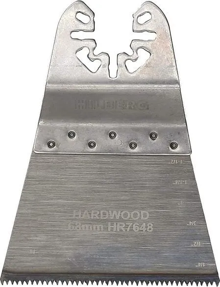 Полотно пильное погружное по твердой древесине Cr-V 68х40х18TPI Hilberg HR7648