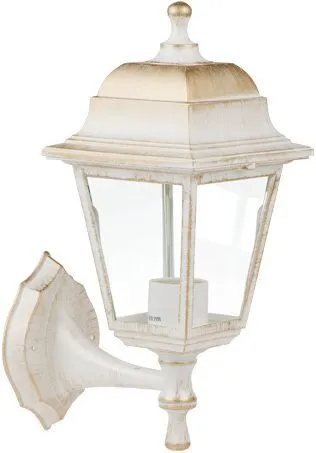 Светильник садово-парковый настенный НБУ белый под бронзу Леда 04-60-001 60Вт Юпитер (JP1408)