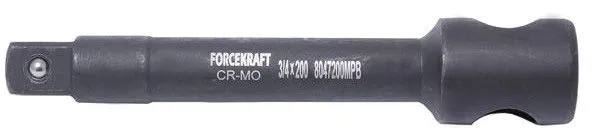 Удлинитель ударный с отверстием под вороток 200мм 3/4" ForceKraft FK-8047200MPB