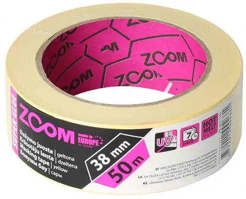 Лента малярная 38ммх50м Zoom Super glue (02-5-1-503)