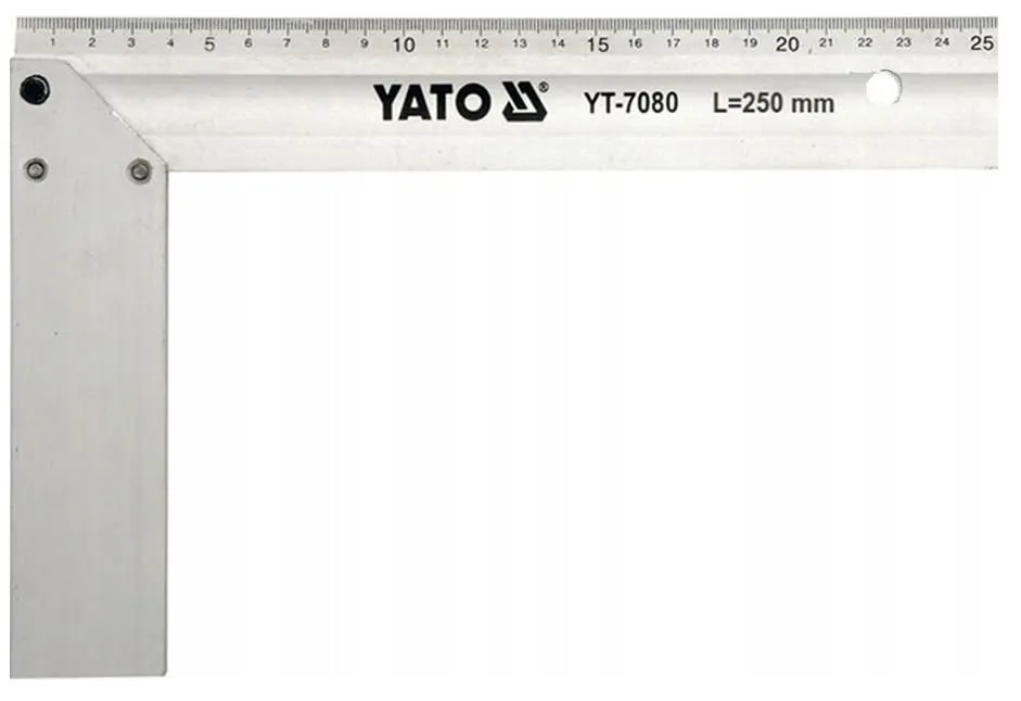 Угольник столярный 250мм Al Yato YT-7080