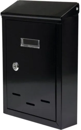 Ящик металлический почтовый 285х200х60мм черный Vorel 78540
