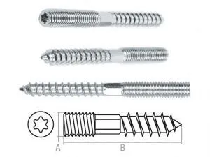 Шуруп-шпилька М8х120 мм STARFIX (SM-15974-1)